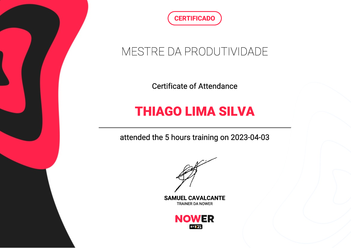 Certificado K21